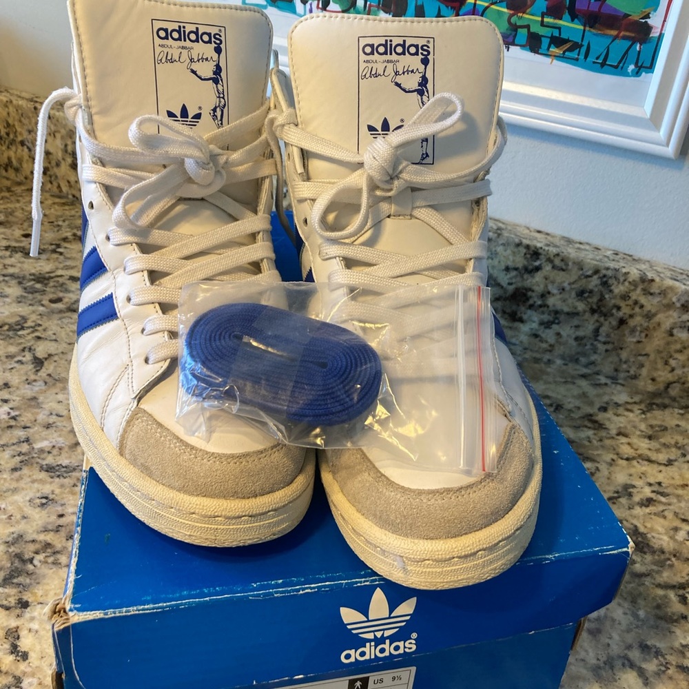 Adidas Kareem Abdul Jabbar Hi White/Royal
